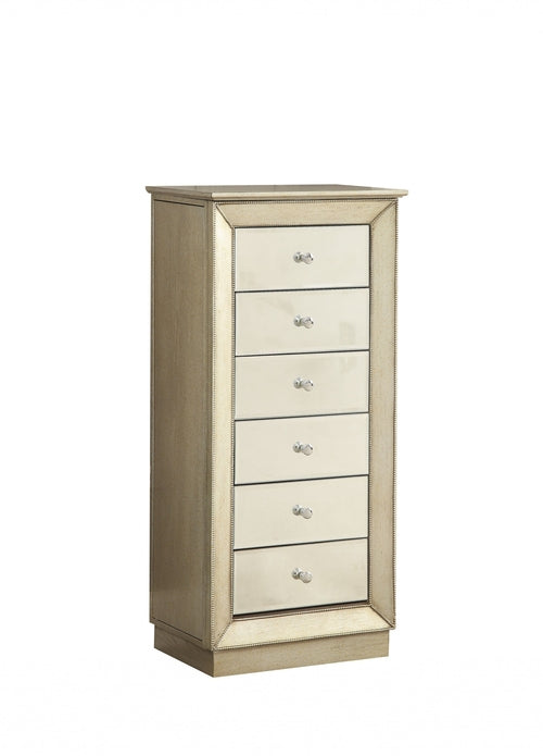 18inches X 12inches X 38inches White Jewelry Armoire