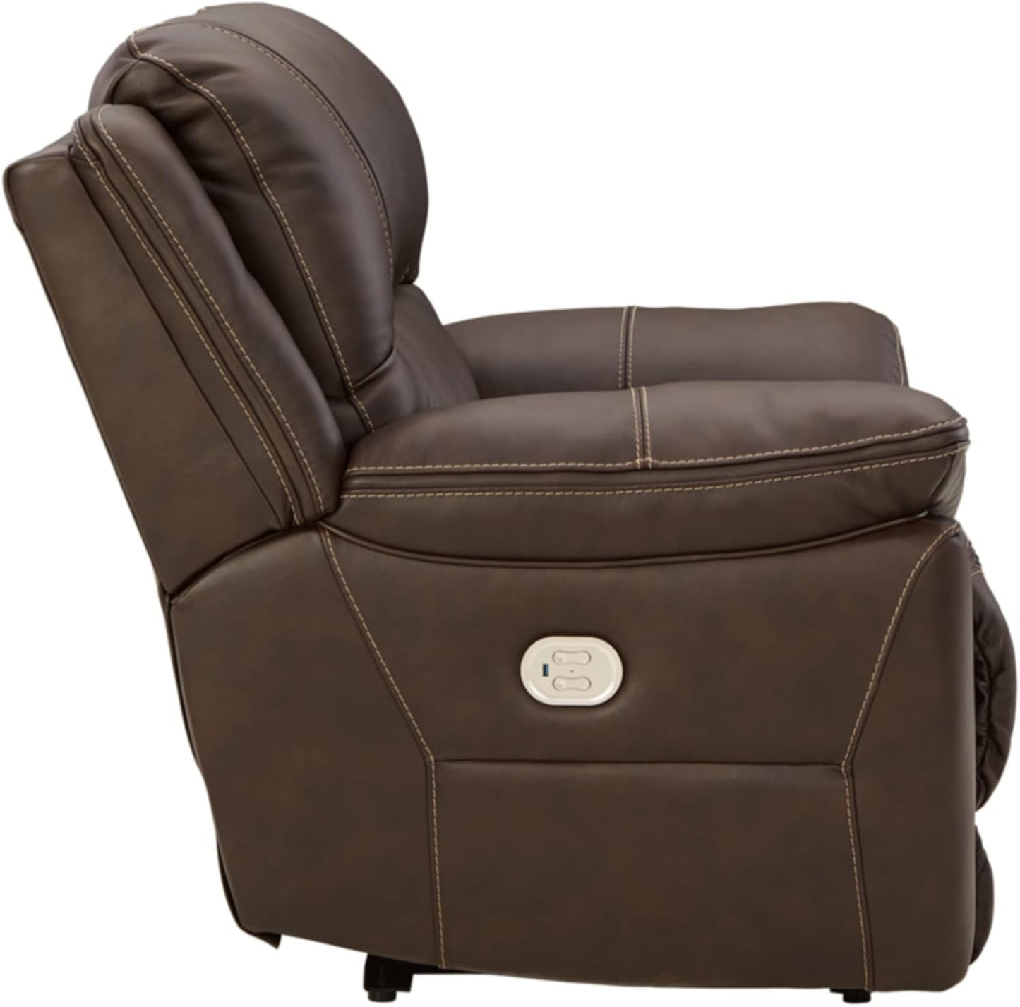 Dunleith Zero Wall Recliner with Power Headrest, Brown