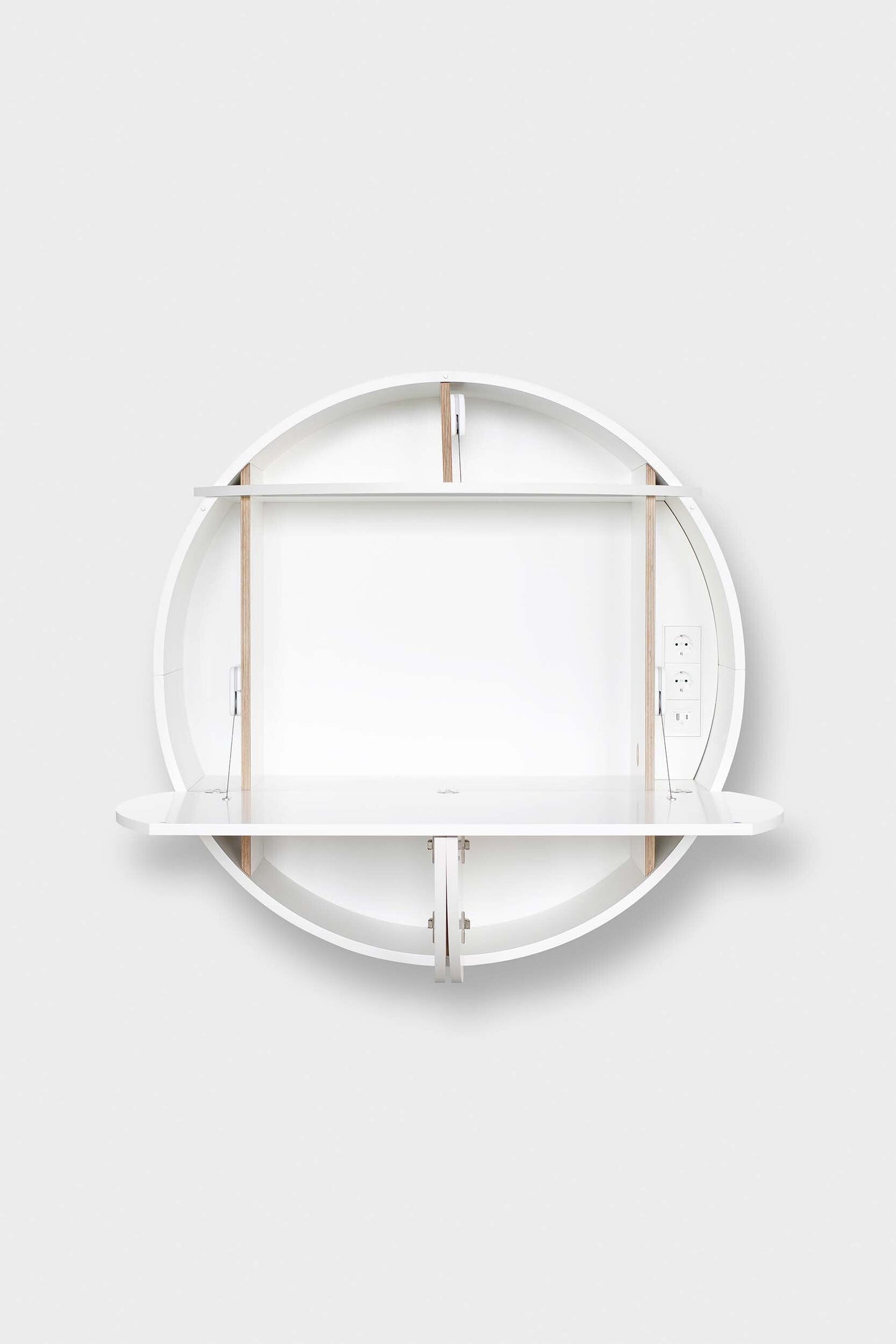 Multifunctional Cabinet Pill Extra - Modern Workstation with Secret Storage, Black or White Base