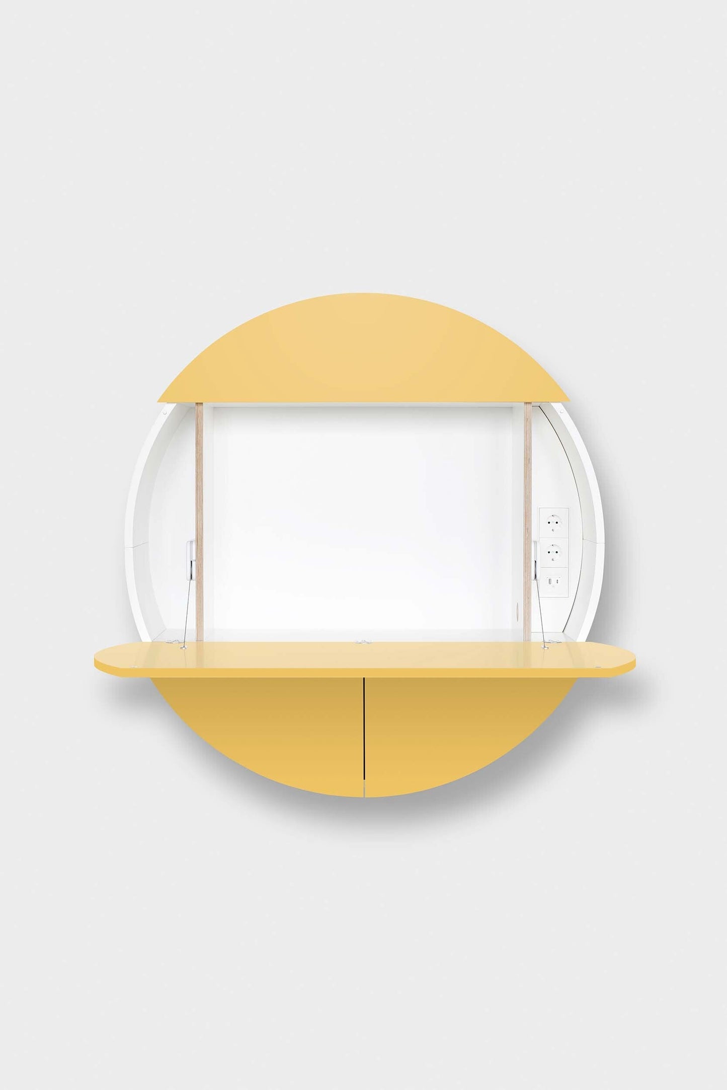 Multifunctional Cabinet Pill Extra - Modern Workstation with Secret Storage, Black or White Base