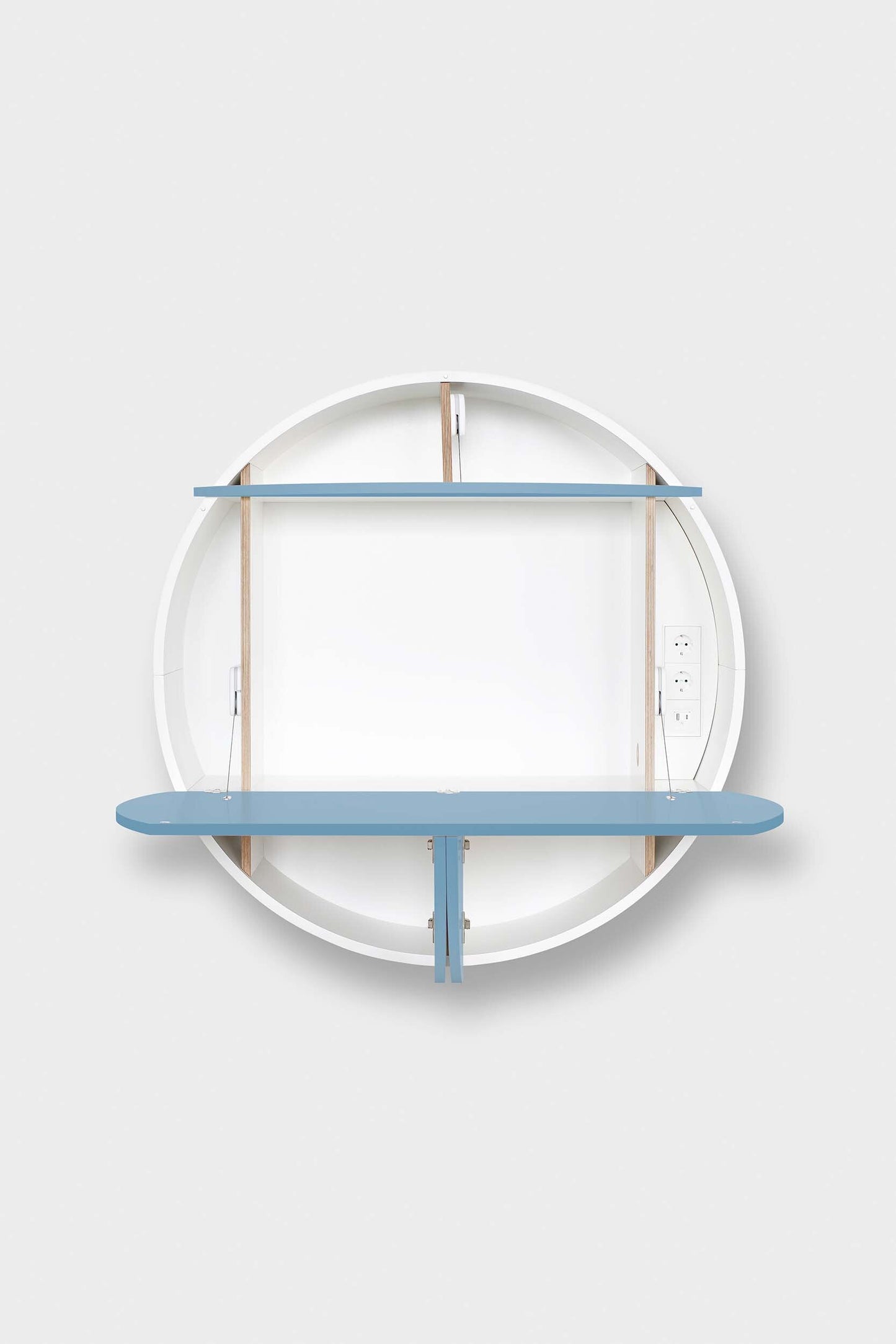 Multifunctional Cabinet Pill Extra - Modern Workstation with Secret Storage, Black or White Base