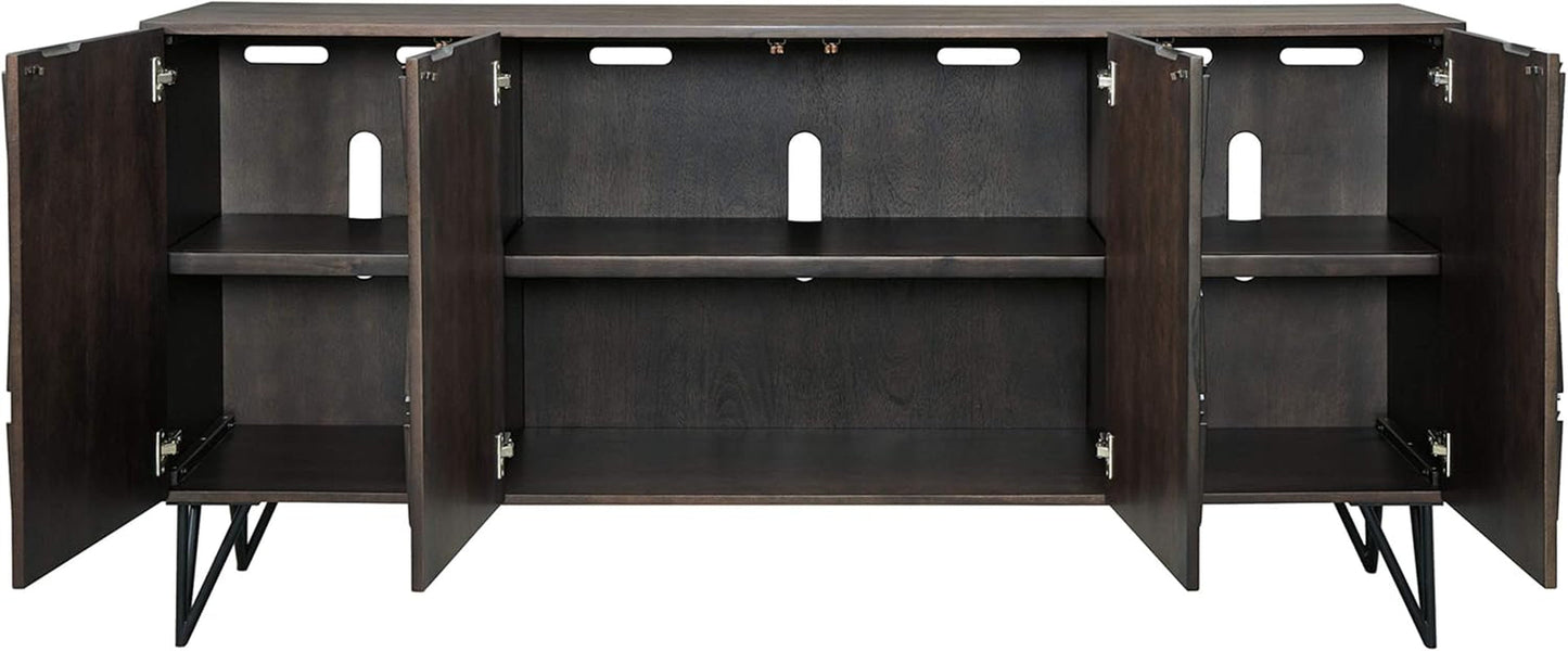 Chasinfield Urban Geometric Design TV Stand Fits Tvs up to 70", 4