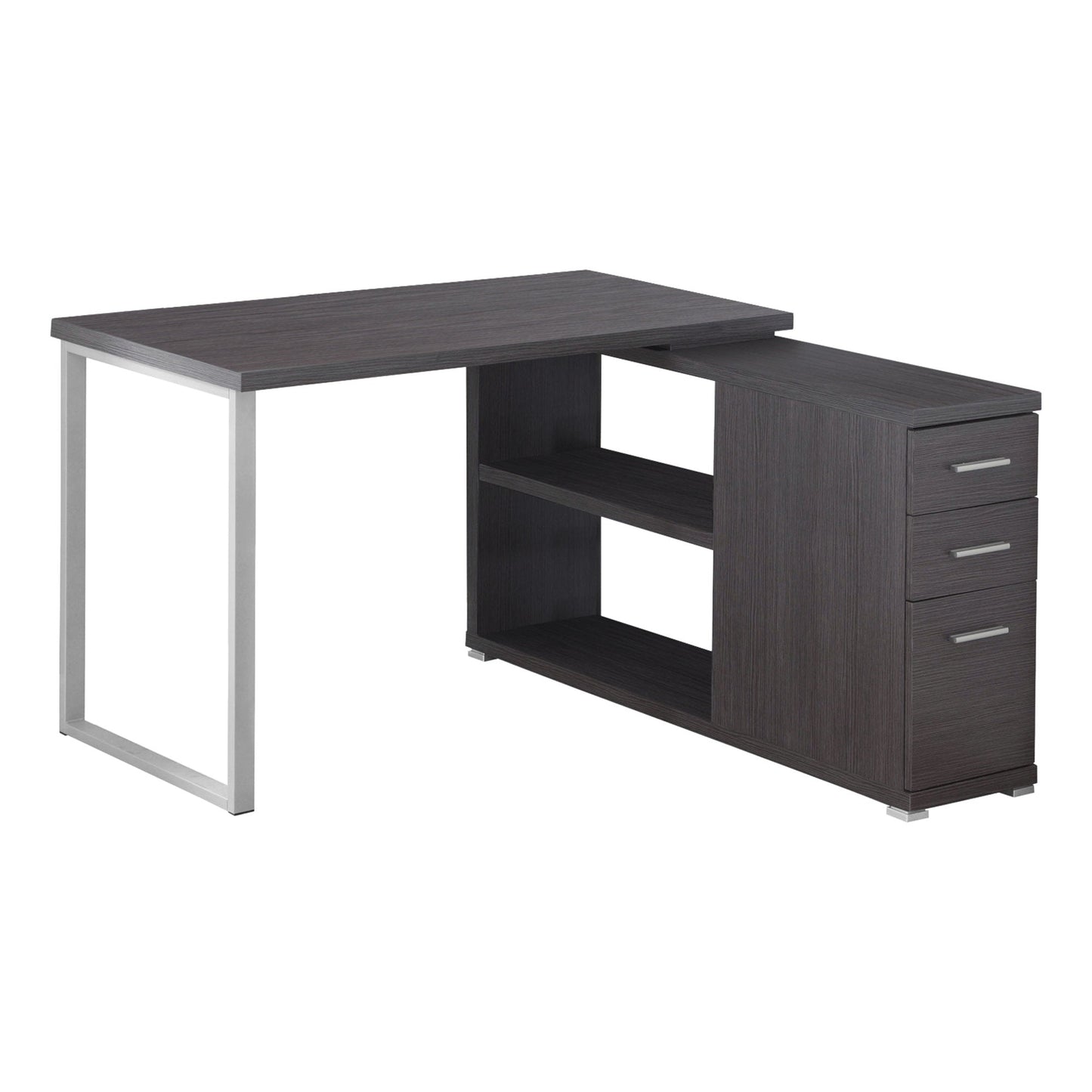 47.25inches x 47.25inches x 29.5inches Grey Silver Particle Board