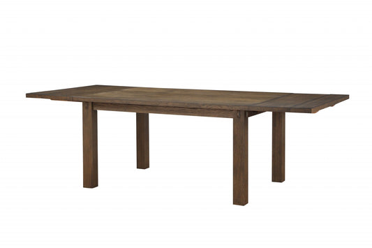 42inches X 96inches X 30inches Dark Oak Wood Dining Table