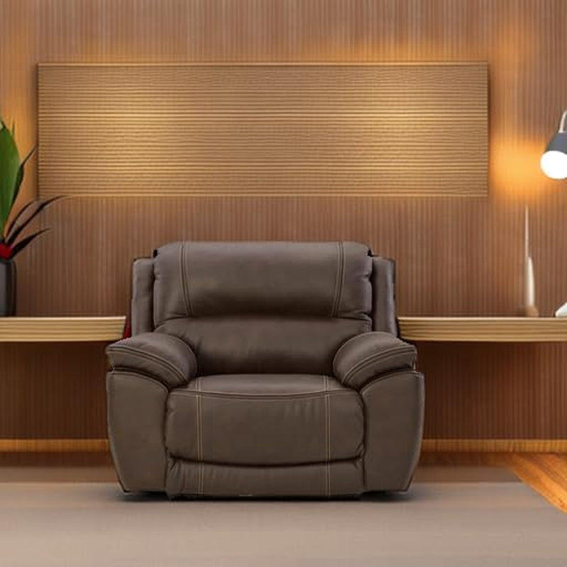 Dunleith Zero Wall Recliner with Power Headrest, Brown