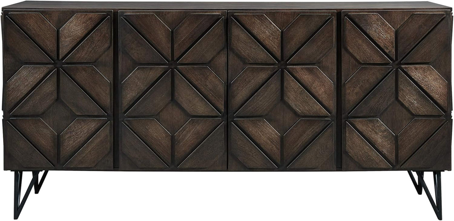 Chasinfield Urban Geometric Design TV Stand Fits Tvs up to 70", 4