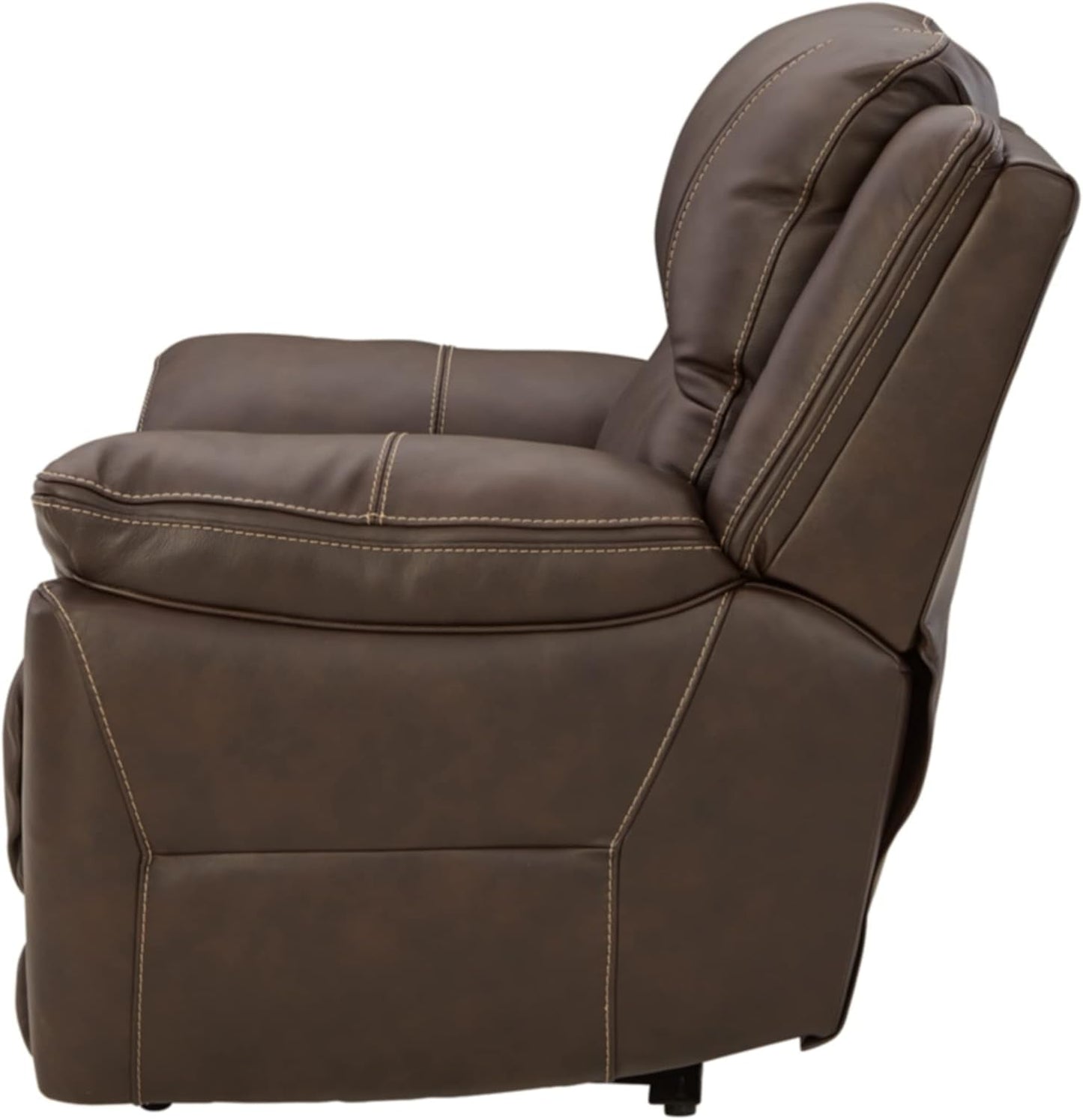 Dunleith Zero Wall Recliner with Power Headrest, Brown