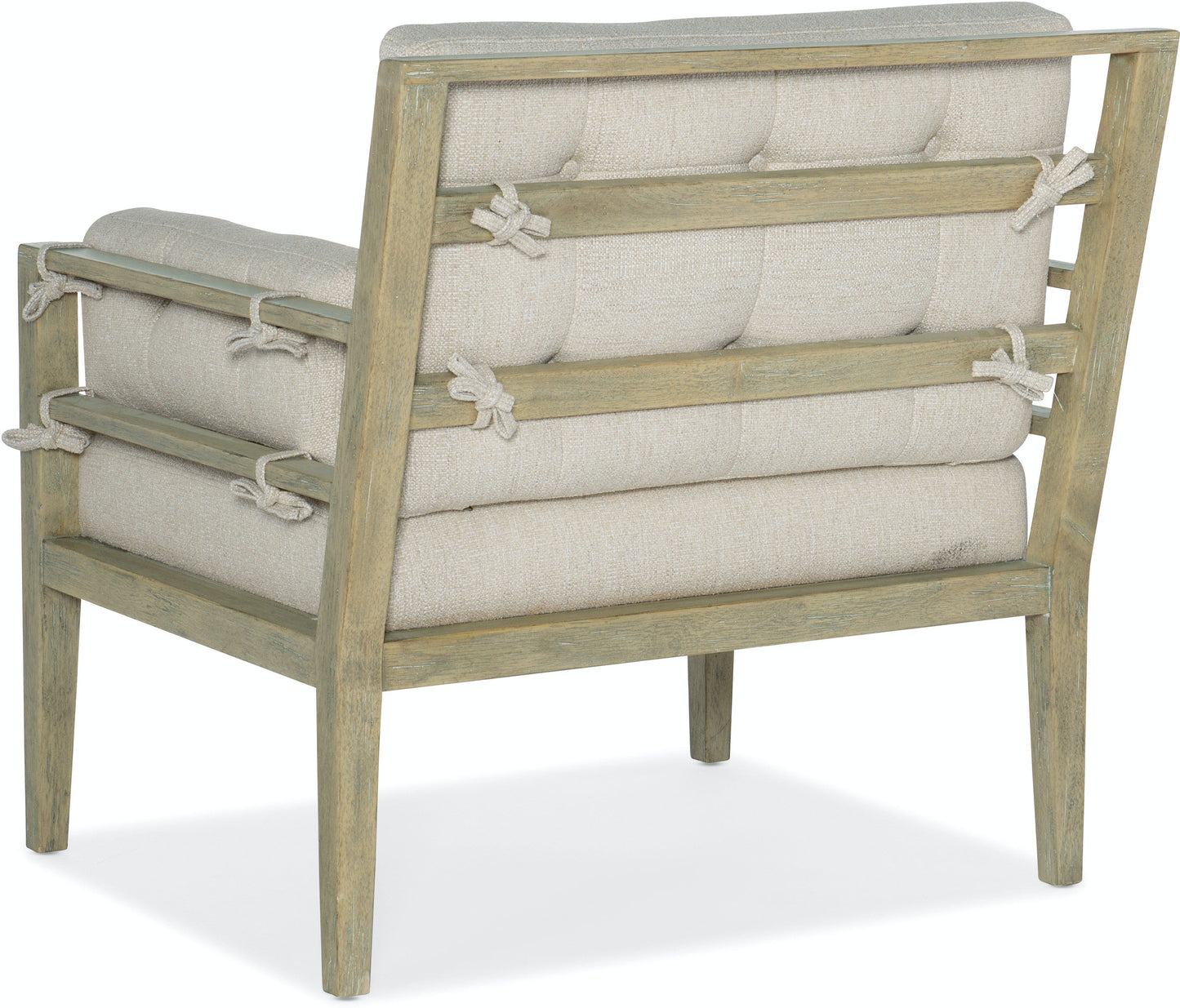 Surfrider Chair in Driftwood Finish with Zuri Cream Cushions