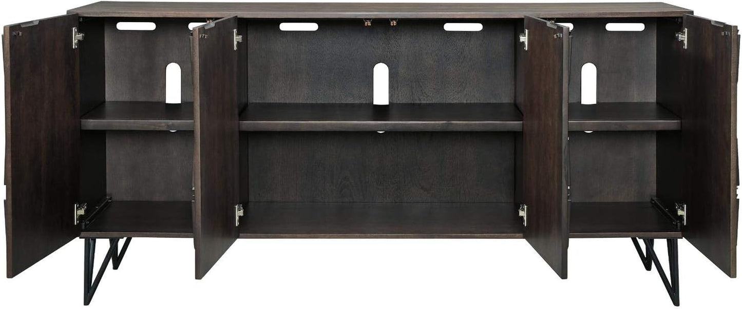 Chasinfield Urban Geometric Design TV Stand Fits Tvs up to 70", 4