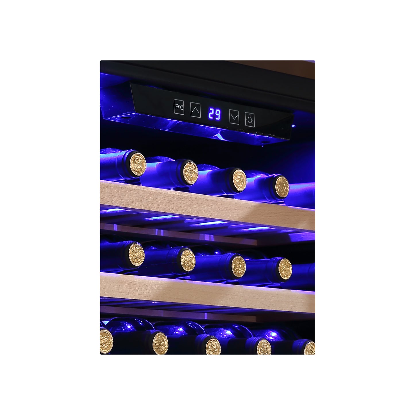 Empava 24" Wine Cooler - 55" Tall Wine Refrigerator
